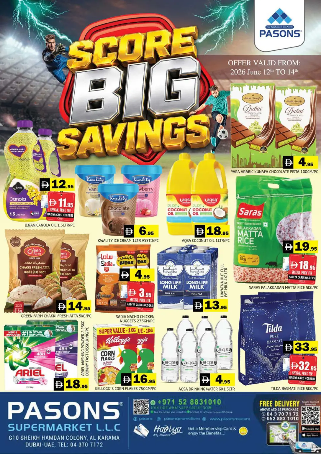 UAE - Dubai Pasons Hypermarket offers in D4D Online. Al Karama, Dubai. . Till 14th June