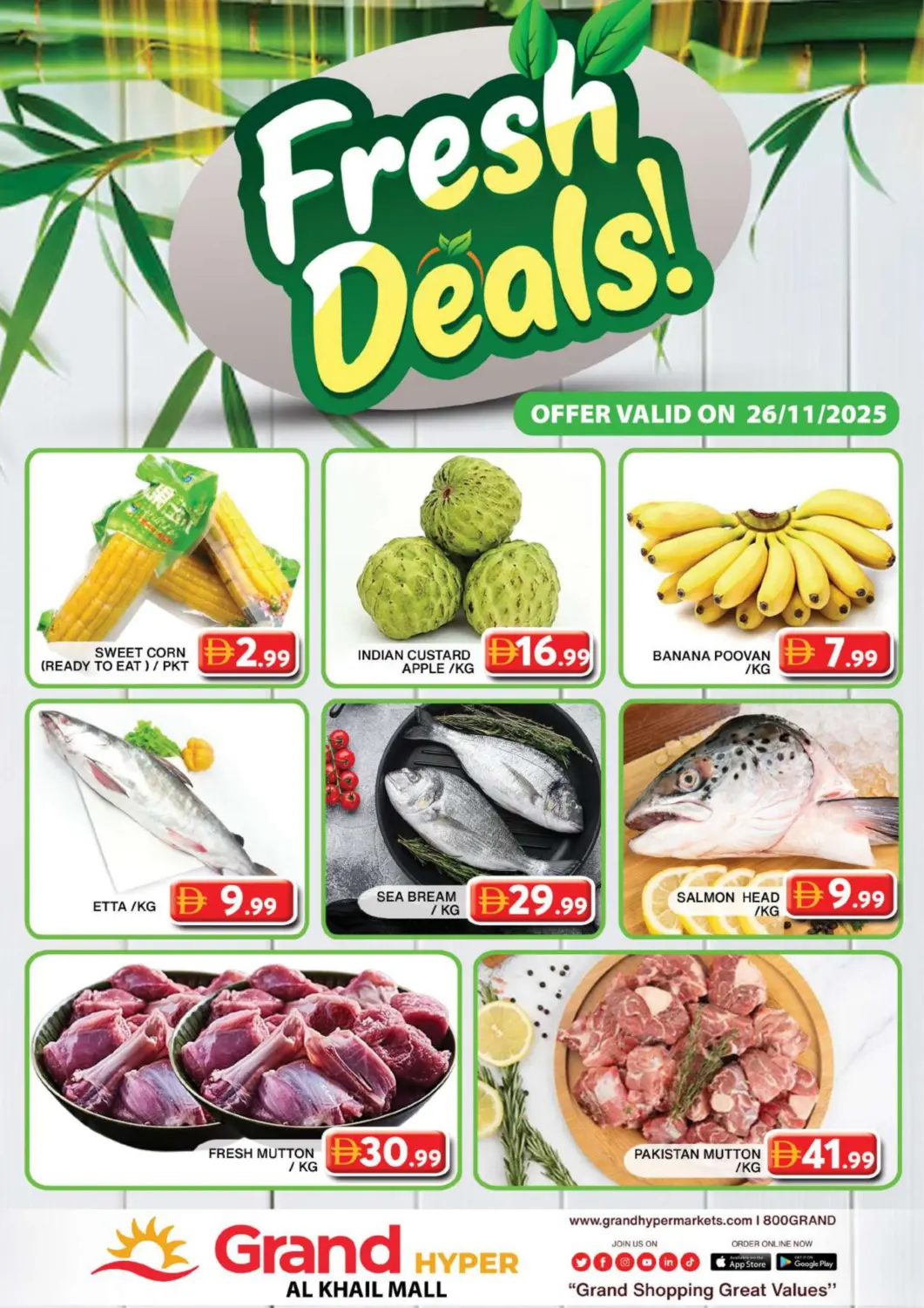 UAE - Dubai Grand Hyper Market offers in D4D Online. Al Khail Mall,Dubai. . Only On 26th November