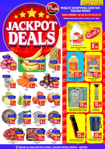 Qatar - Doha Majlis Shopping Center offers in D4D Online. Jackpot Deals. . Till 19th October