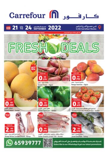 Kuwait - Kuwait City Carrefour offers in D4D Online. Fresh Deals. . Till 24th September