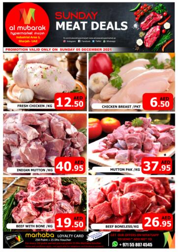UAE - Sharjah / Ajman Al Mubarak Hypermarket Sharjah offers in D4D Online. Sunday Meat Deals. . Only On 5th December