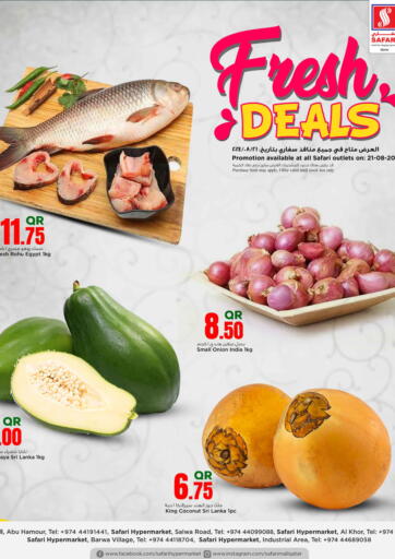 Qatar - Al Khor Safari Hypermarket offers in D4D Online. Fresh Deals. . Only On 21st August