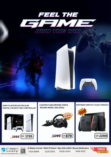 iCONNECT - Feel The Game in Qatar Offers - Qatar Feel The Game