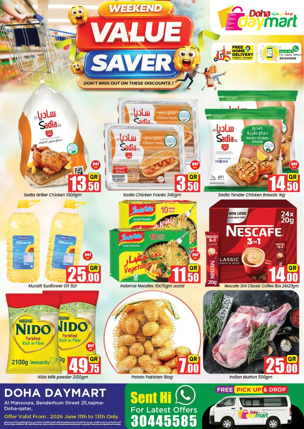 Qatar - Doha Doha Daymart offers in D4D Online. Weekend Value Saver. . Till 13th June