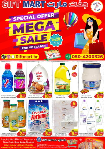 UAE - Sharjah / Ajman GIFT MART- Ajman offers in D4D Online. Mega Sale. . Till 23rd September