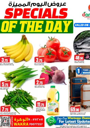 Specials of the day