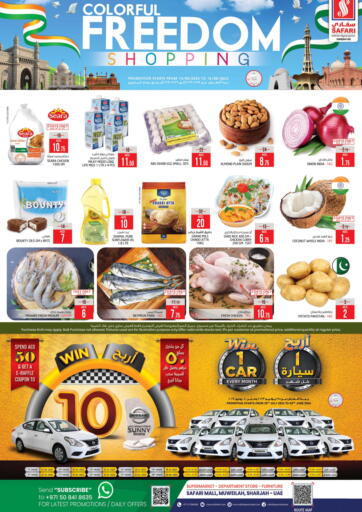 UAE - Sharjah / Ajman Safari Hypermarket  offers in D4D Online. Colorful Freedom Shopping. . Till 16th August