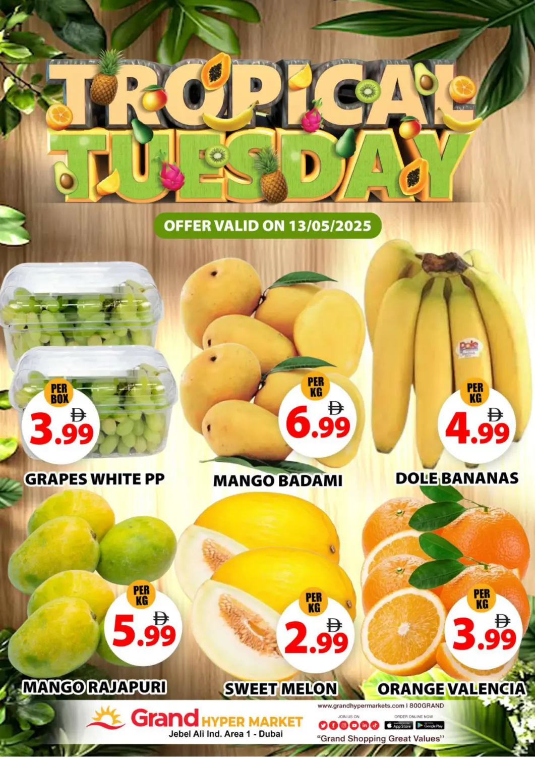 UAE - Abu Dhabi Grand Hyper Market offers in D4D Online. Jabel Ali industrial Area 1 - Dubai. . Only On 13th May