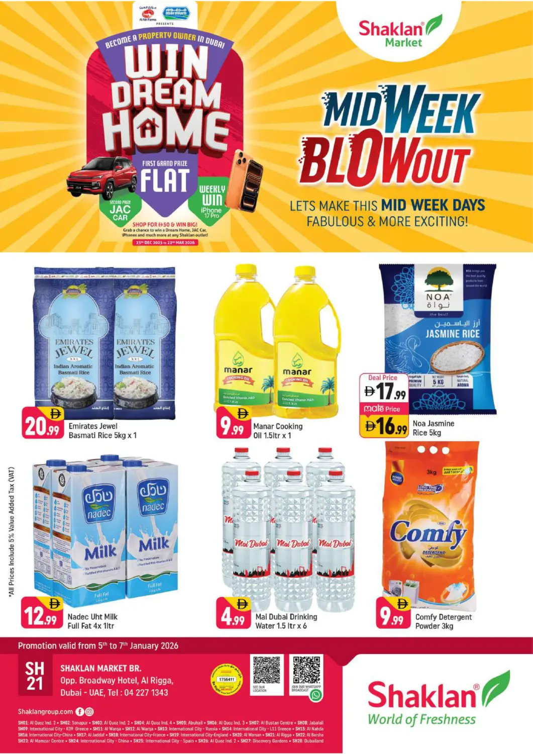 UAE - Dubai Shaklan  offers in D4D Online. Al Rigga,Dubai. . Till 7th January