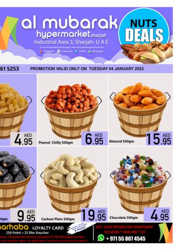 UAE - Sharjah / Ajman Al Mubarak Hypermarket Sharjah offers in D4D Online. Nut Deals. . Only On 4th January