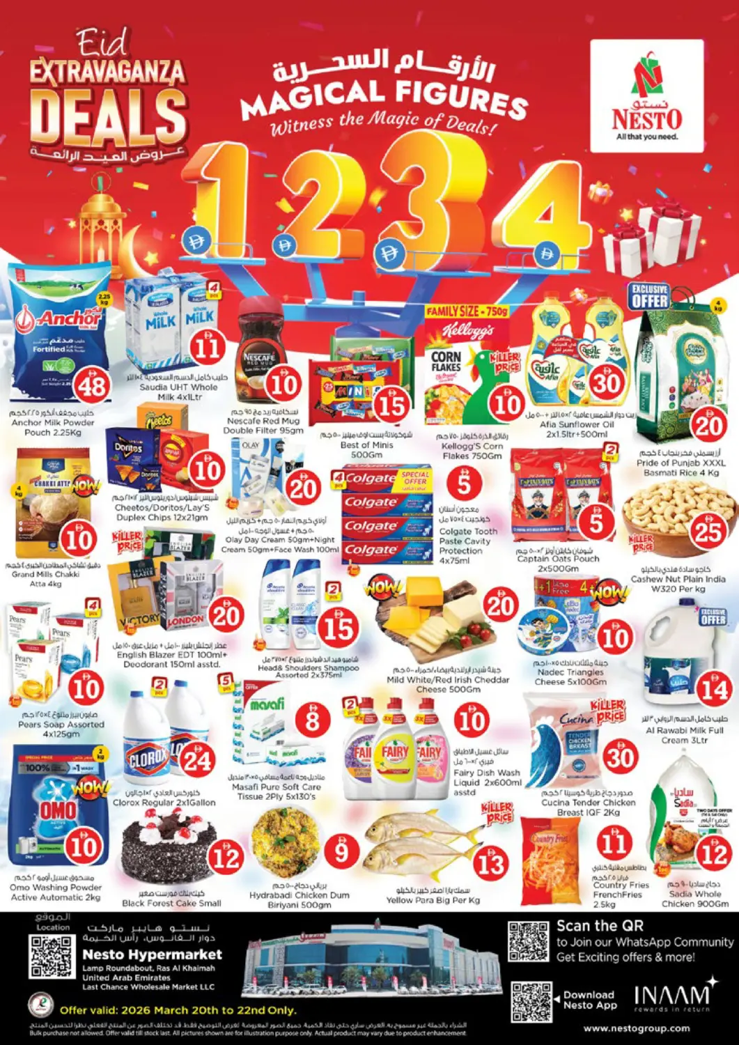 UAE - Ras al Khaimah Nesto Hypermarket offers in D4D Online. Lamp Roundabout - Ras Al Khaimah. . Till 22nd March