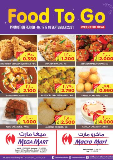 Bahrain MegaMart & Macro Mart offers in D4D Online. Food to Go. . Till 18th September