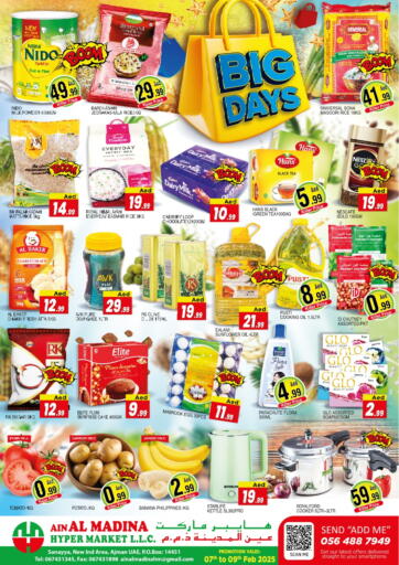 UAE - Sharjah / Ajman Ain Al Madina Hypermarket offers in D4D Online. Big Days. . Till 9th February