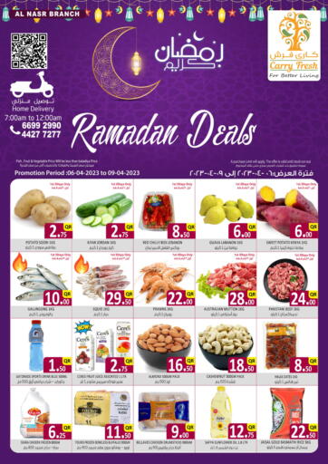 Qatar - Doha Carry Fresh Hypermarket offers in D4D Online. Ramadan Deals @Al Nasr. . Till 9th April