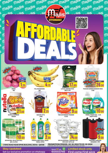 Qatar - Doha Majlis Hypermarket offers in D4D Online. Affordable Deals. . Till 5th October