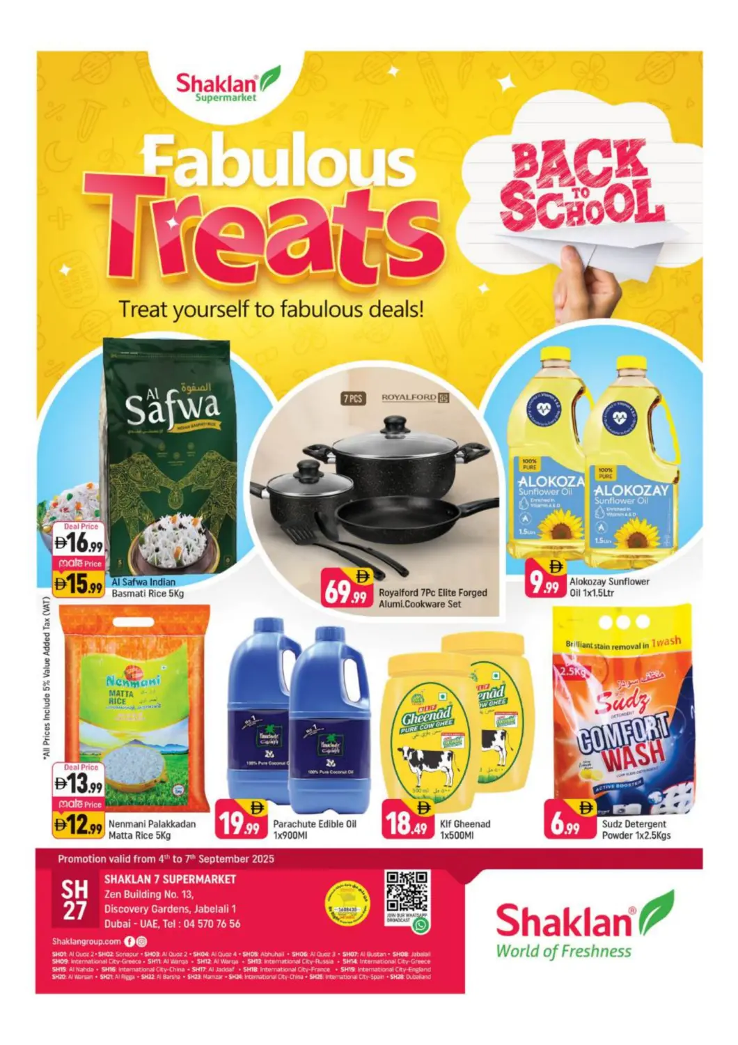 UAE - Dubai Shaklan  offers in D4D Online. Zen 4, 13 - Jebel Ali Village. . Till 7th September