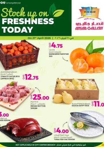 Stock Up On  Freshness Today