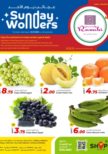 Rawabi Hypermarket - Sunday Wonders in Qatar Offers - Qatar Sunday Wonders