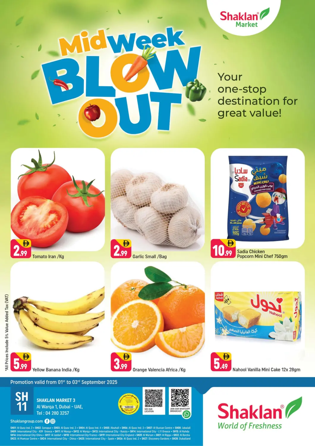 UAE - Dubai Shaklan  offers in D4D Online. Al Warqa 1 , Dubai. . Till 3rd September