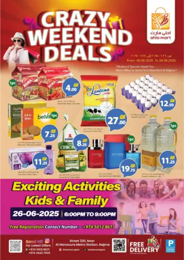 Ahla Mart - Crazy Weekend Deals in Qatar Offers - Qatar Crazy Weekend Deals