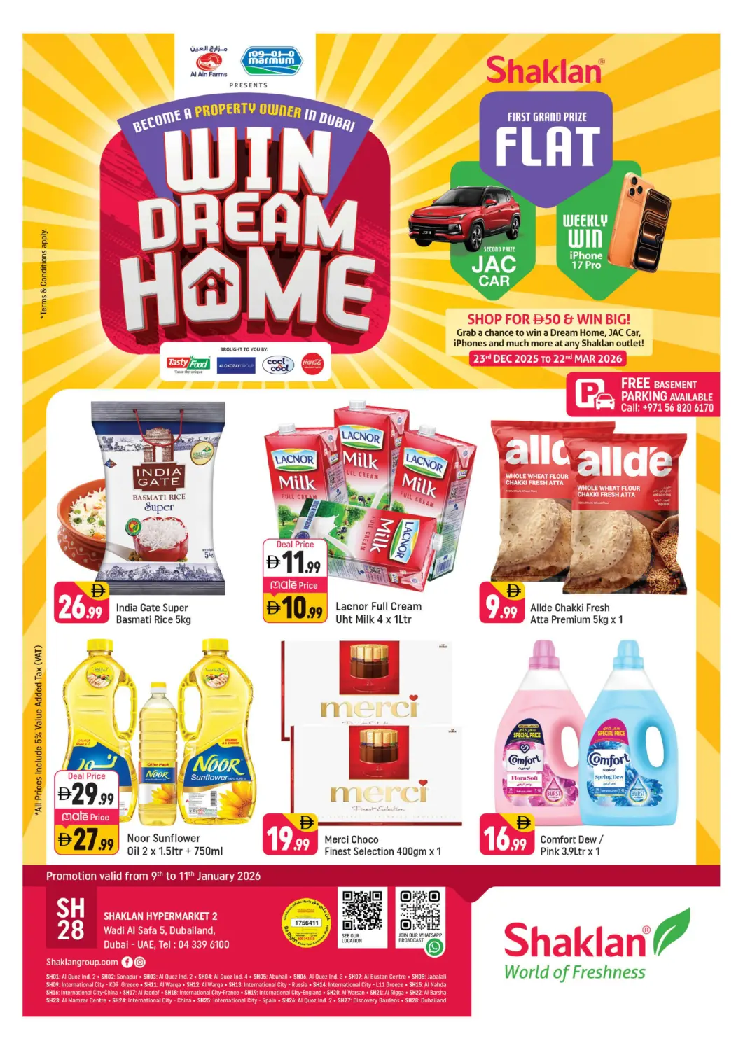 UAE - Dubai Shaklan  offers in D4D Online. Wadi Al Safa Dubai Land. . Till 11th January