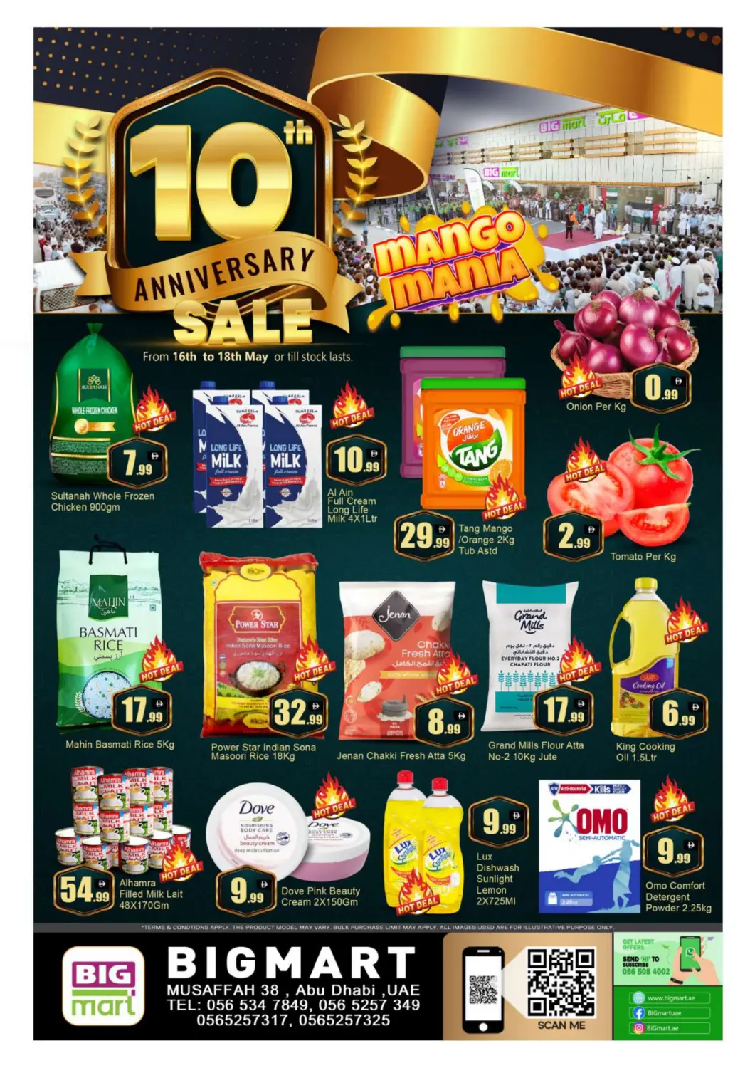 UAE - Abu Dhabi BIGmart offers in D4D Online. Musaffah 38- Abu Dhabi. . Till 18th May
