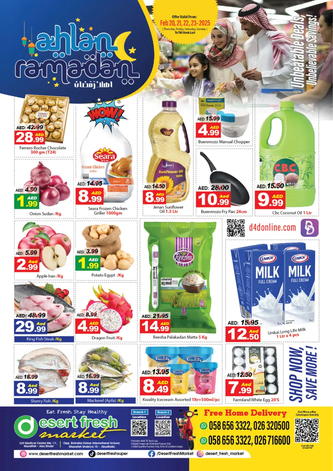 UAE - Abu Dhabi DESERT FRESH MARKET  offers in D4D Online. Ahlan Ramadan. . Till 23rd February