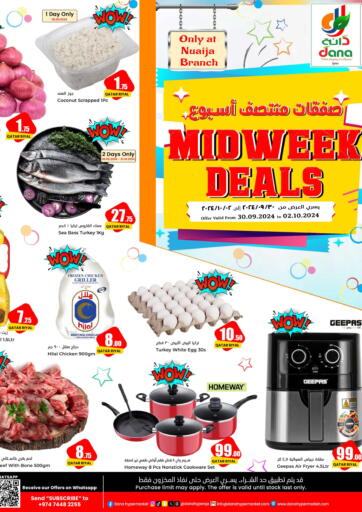 Qatar - Al Wakra Dana Hypermarket offers in D4D Online. Midweek Deals. . Till 2nd October