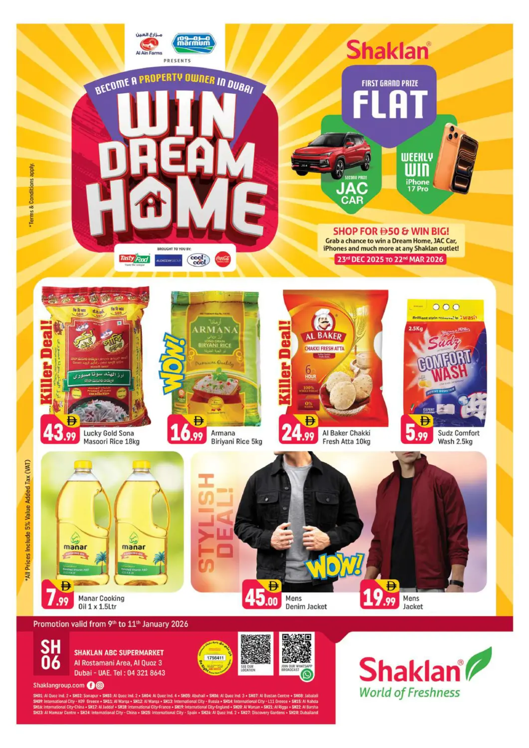 UAE - Dubai Shaklan  offers in D4D Online. Al Rostamani, Al Quoz-3 Dubai. . Till 11th January