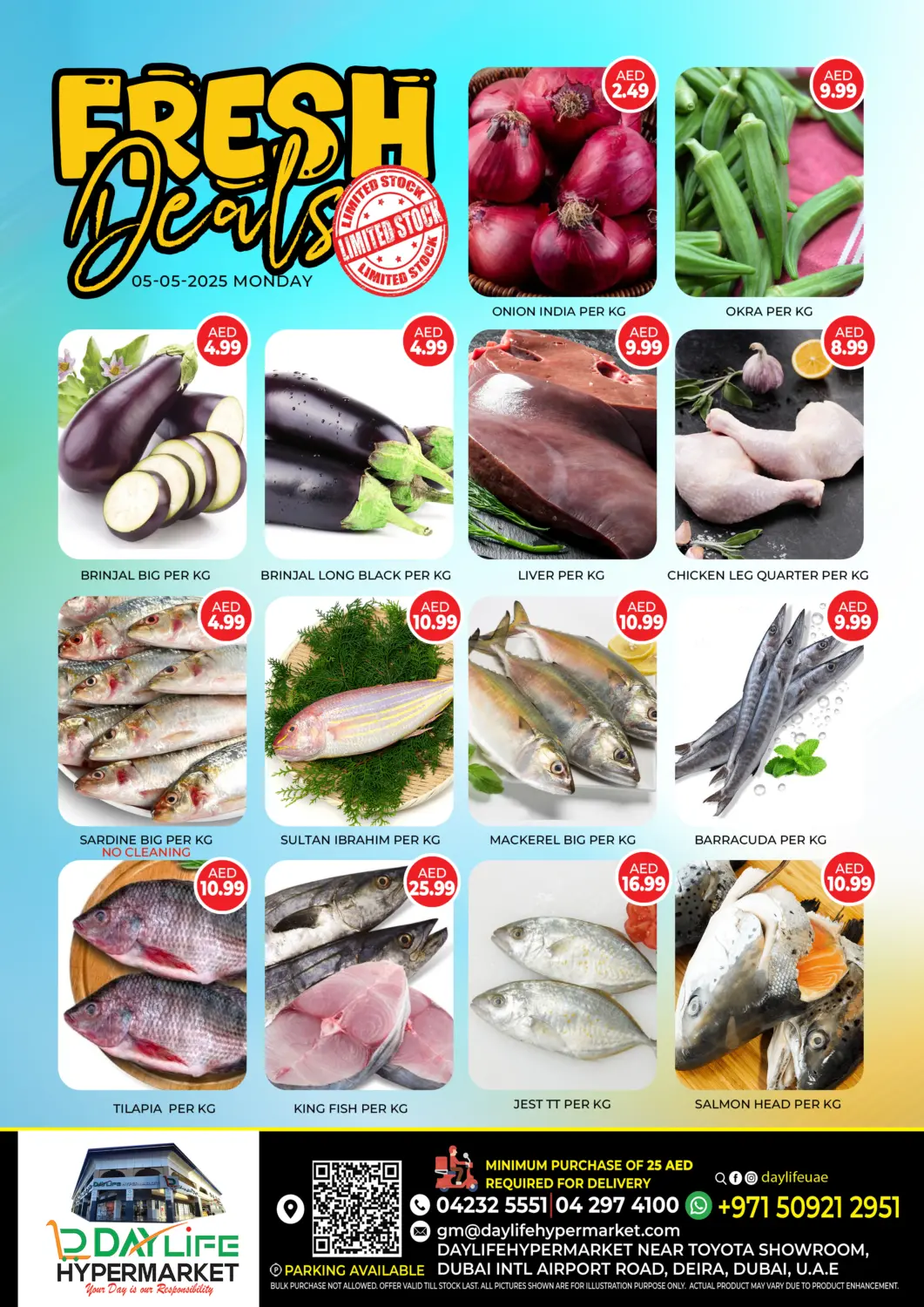 UAE - Dubai Daylife Hypermarket LLC offers in D4D Online. Fresh Deals. . Only On 5th May