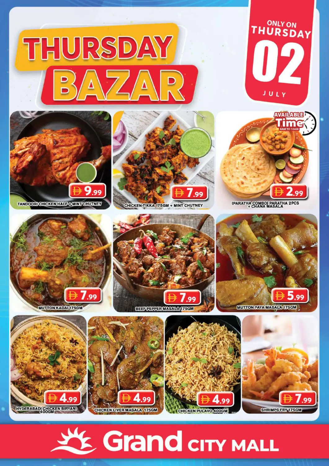 UAE - Dubai Grand Hyper Market offers in D4D Online. Grand City Mall,Dubai. . Only On 2nd July