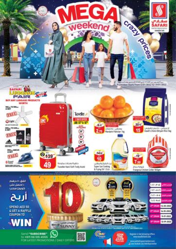 UAE - Sharjah / Ajman Safari Hypermarket  offers in D4D Online. Mega Weekend. . Till 19th January