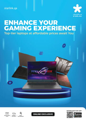 Qatar - Al Khor Starlink offers in D4D Online. Online Exclusive Gaming Laptop. . Until Stock Last