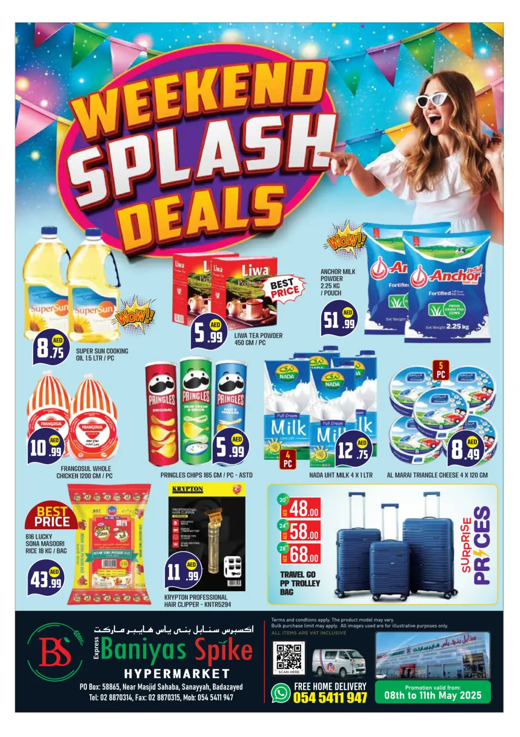 UAE - Abu Dhabi Baniyas Spike  offers in D4D Online. Badazayed-Abu Dhabi. . Till 11th May