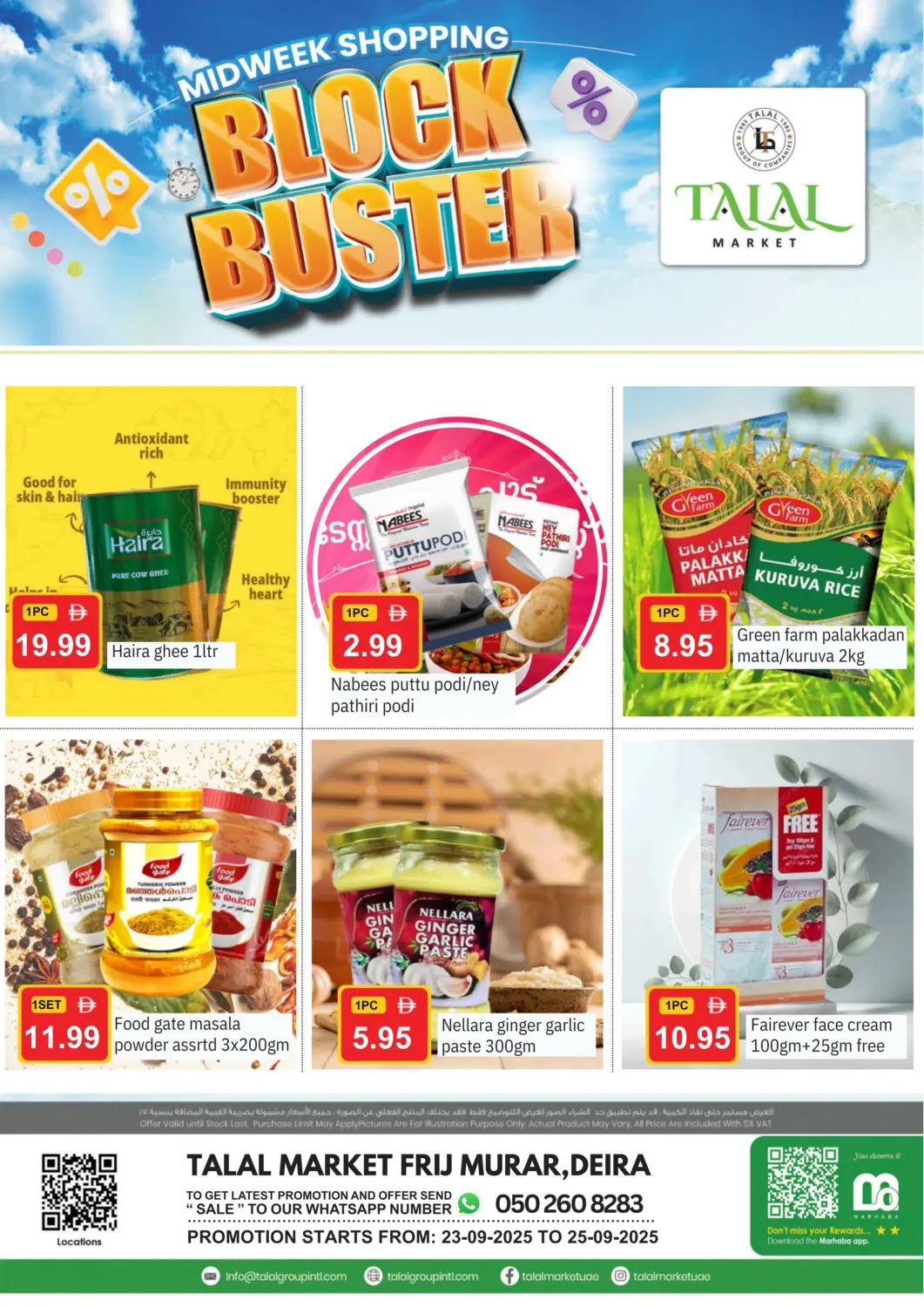 UAE - Dubai TALAL MARKET offers in D4D Online. Frijmurar, Deira. . Till 25th September