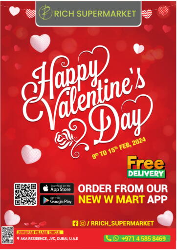UAE - Dubai Rich Supermarket offers in D4D Online. Happy Valentine's Day. . Till 15th February