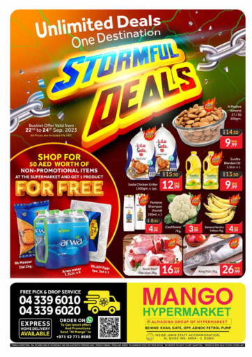 UAE - Dubai Mango Hypermarket LLC offers in D4D Online. AL QUOZ IND,AREA-2, DUBAI. . Till 24th September