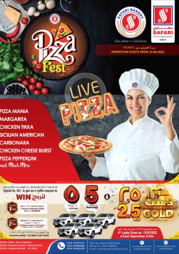 Qatar - Al Wakra Safari Hypermarket offers in D4D Online. Pizza Fest. . Till 27th August