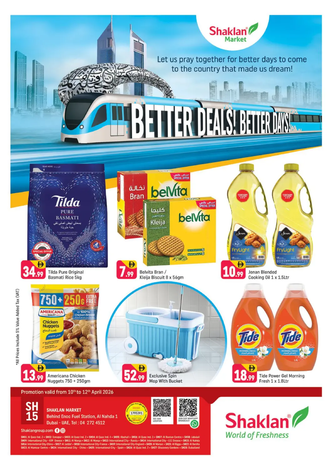 UAE - Dubai Shaklan  offers in D4D Online. Al Nahda 1 - Dubai. . Till 12th April