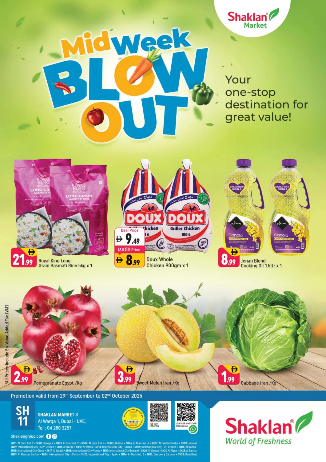 UAE - Dubai Shaklan  offers in D4D Online. Al Waqra 1 - Dubai. . Till 2nd October