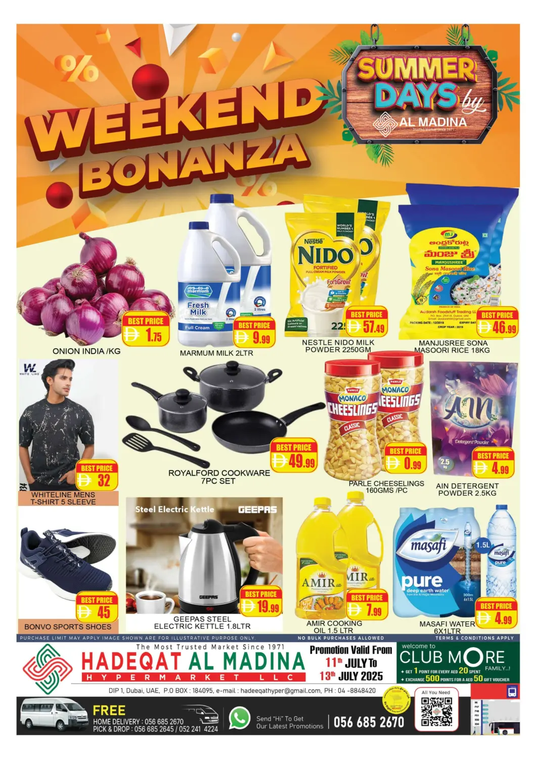 UAE - Dubai AL MADINA (Dubai) offers in D4D Online. Hadeqat Al Madina - DIP 1. . Till 13th July
