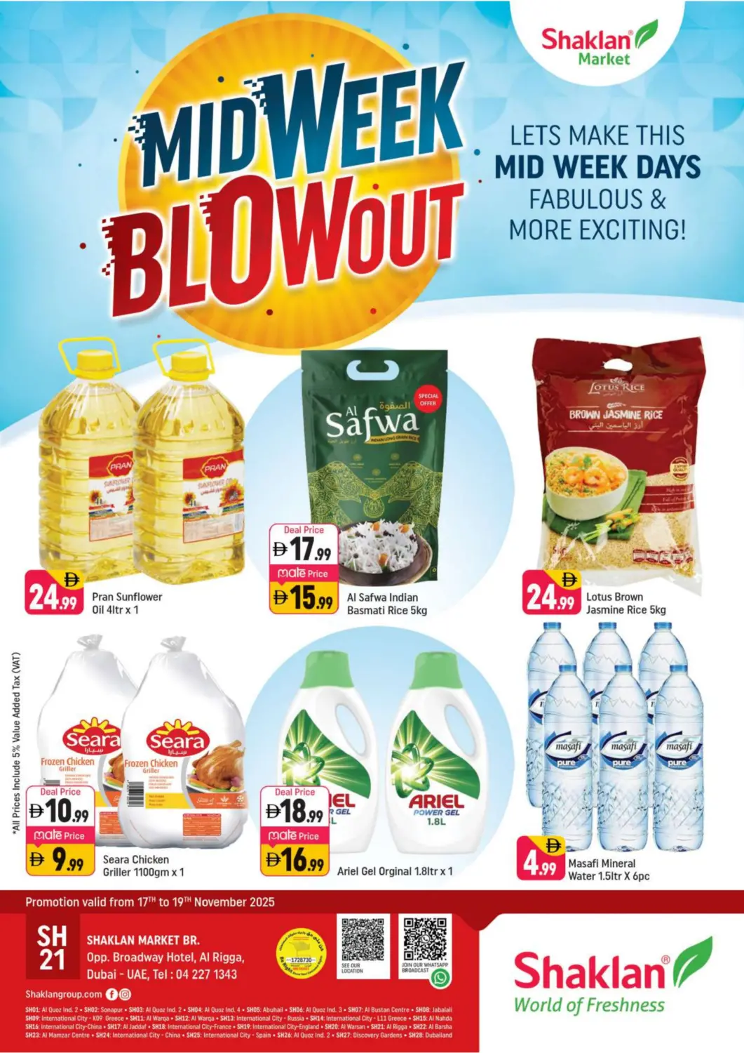 UAE - Dubai Shaklan  offers in D4D Online. Al Rigga, Dubai. . Till 19th November