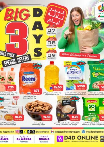 Qatar - Al Rayyan Dana Hypermarket offers in D4D Online. Big 3 Days. . Till 9th July