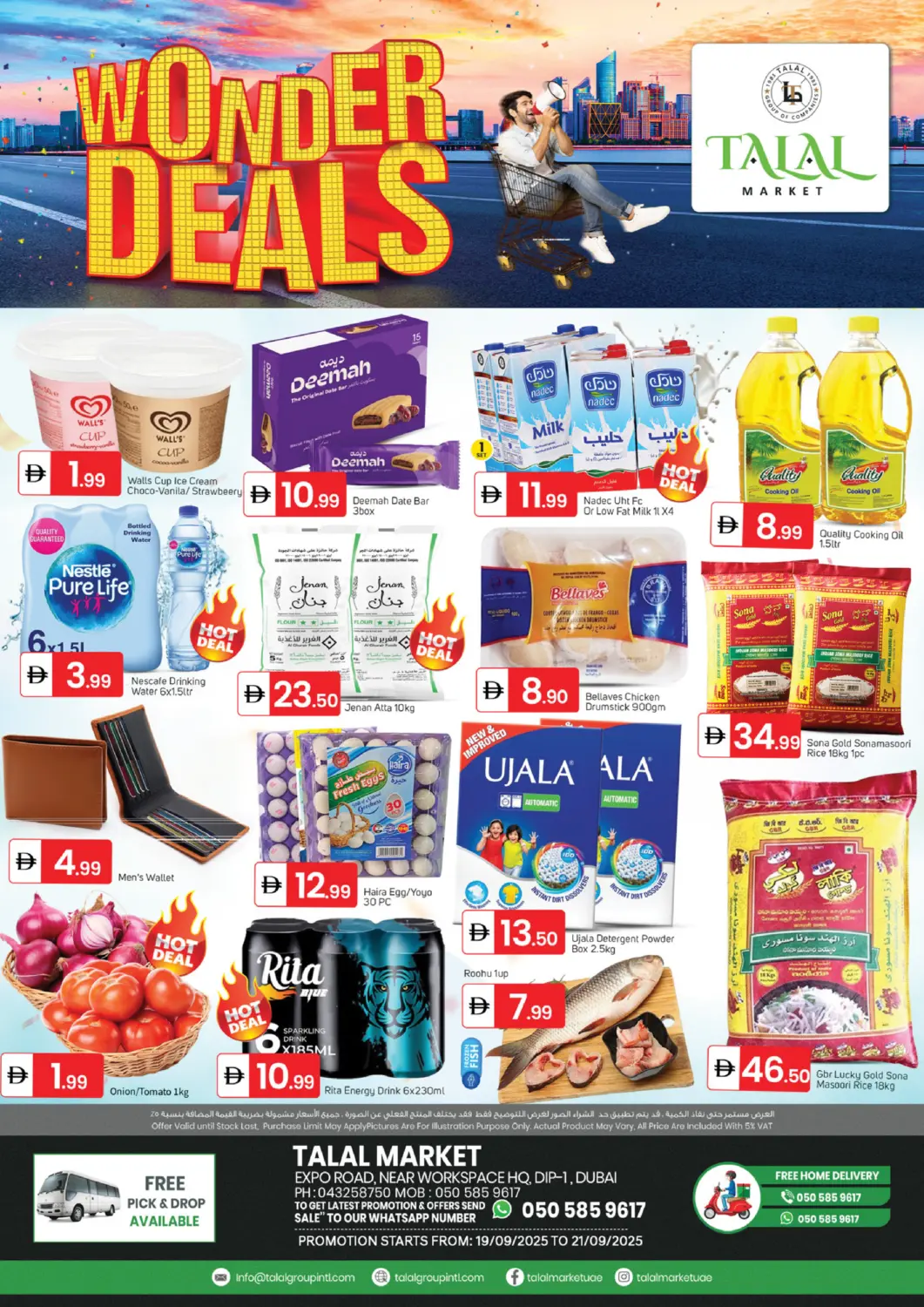 UAE - Dubai TALAL MARKET offers in D4D Online. Dip 1, Dubai. . Till 21st September