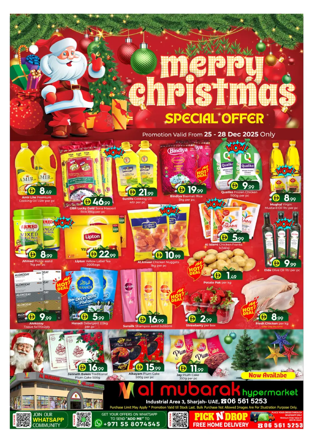 UAE - Sharjah / Ajman Mubarak Hypermarket Sharjah offers in D4D Online. Merry Christmas. . Till 28th December