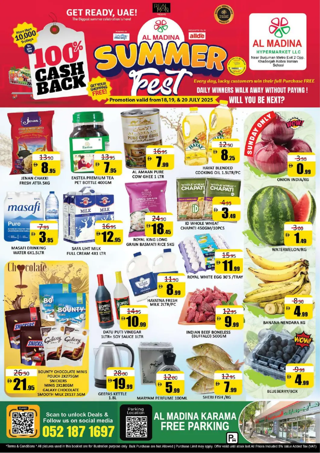 UAE - Dubai Al Madina  offers in D4D Online. Karama , Dubai. . Till 20th July