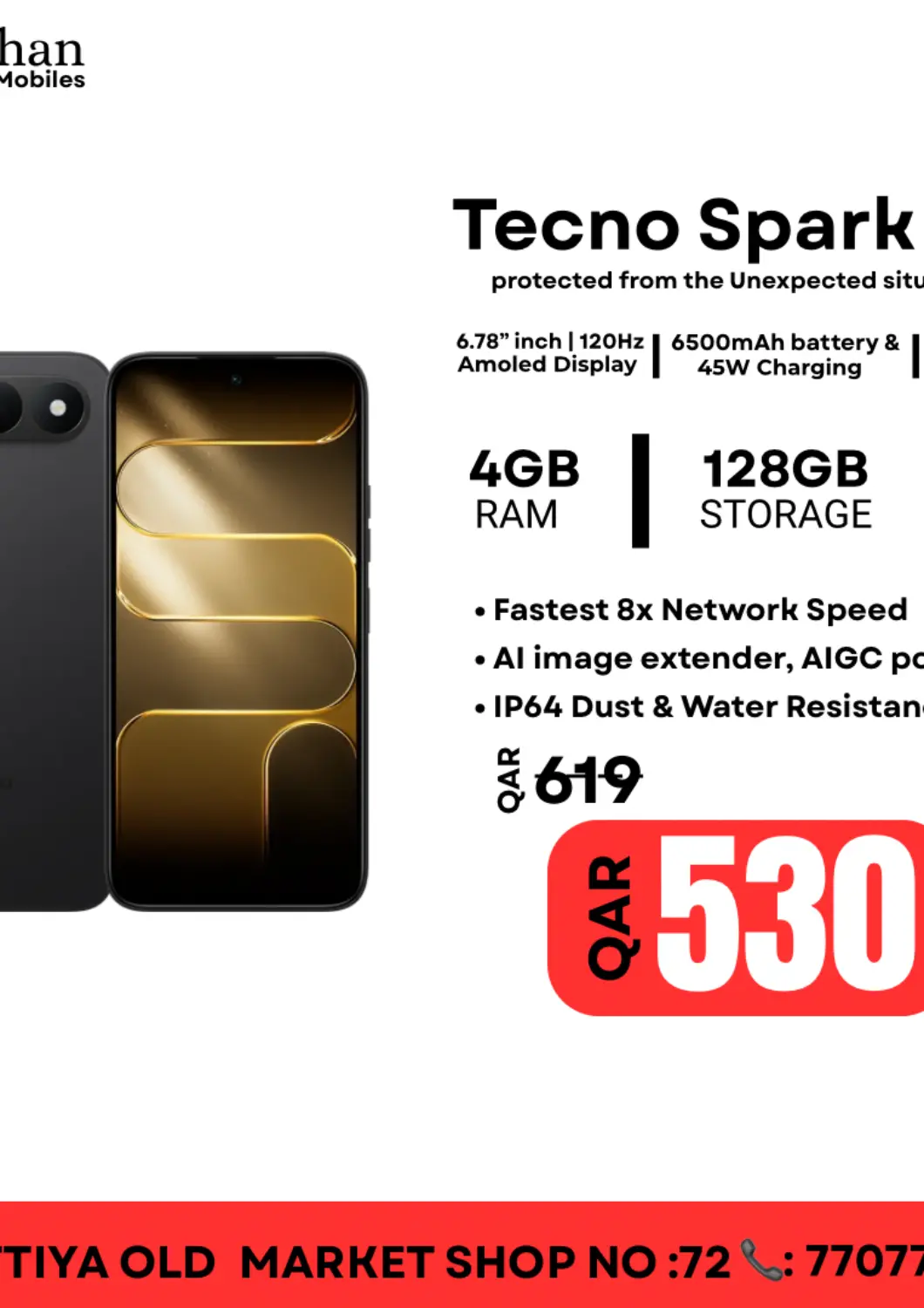 Qatar - Al Khor Al Raihan Mobile offers in D4D Online. Techno Mobile Deals. . Till 30th September