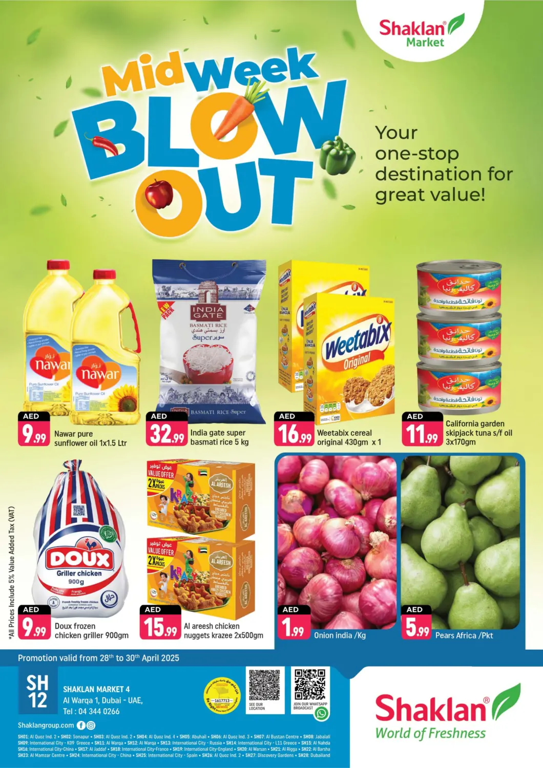 UAE - Dubai Shaklan  offers in D4D Online. Al Warqa 1 - Dubai. . Till 30th April