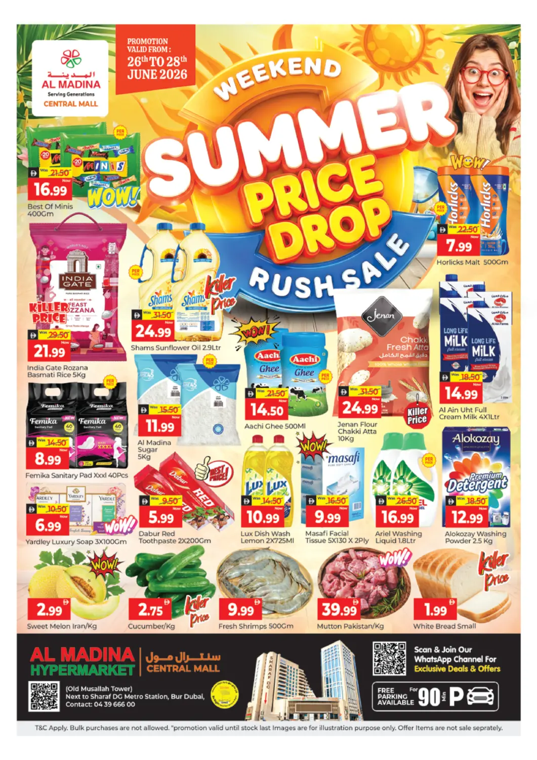 UAE - Dubai Al Madina  offers in D4D Online. Central Mall- Burdubai. . Till 28th June