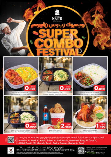 Oman - Sohar Nesto Hyper Market   offers in D4D Online. Super Combo Festival. . Till 20th September